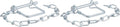 CURT 25012 Trailer Coupler Pin with 12-Inch Chain, 1/4-Inch Diameter x 2-3/4-Inch Long