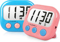 Digital Timer for Kids Classroom Timers for Teachers 2 Pack Blue Green