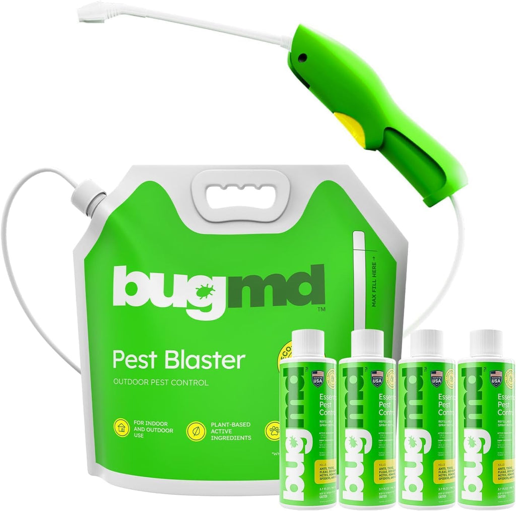 BugMD Bed Bug Spray, Roach and Ant Killer - Pet Safe (64 oz Kit)