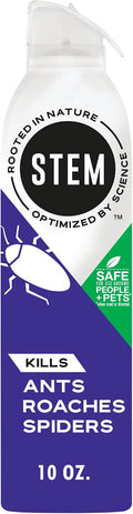 STEM Plant-Based Bug Spray, Ant, Roach, Spider Killer Indoor Outdoor, 10 oz