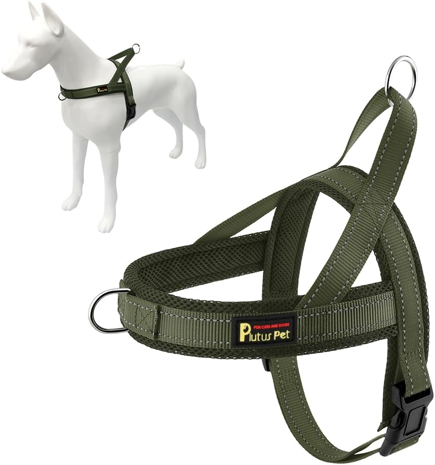 Plutus Pet No Pull Dog Harness for Medium Sized Dog, Breathable Mesh Padded