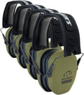 Walker's Razor Slim Passive Earmuffs Ultra Low Profile 27dB NRR Light Weight