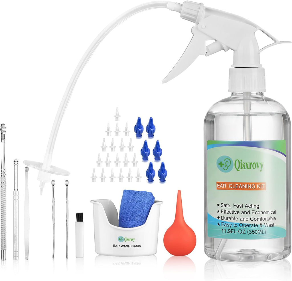 Ear Wax Removal Kit, Safe Ear Irrigation Kit with Disposable Ear Nozzles