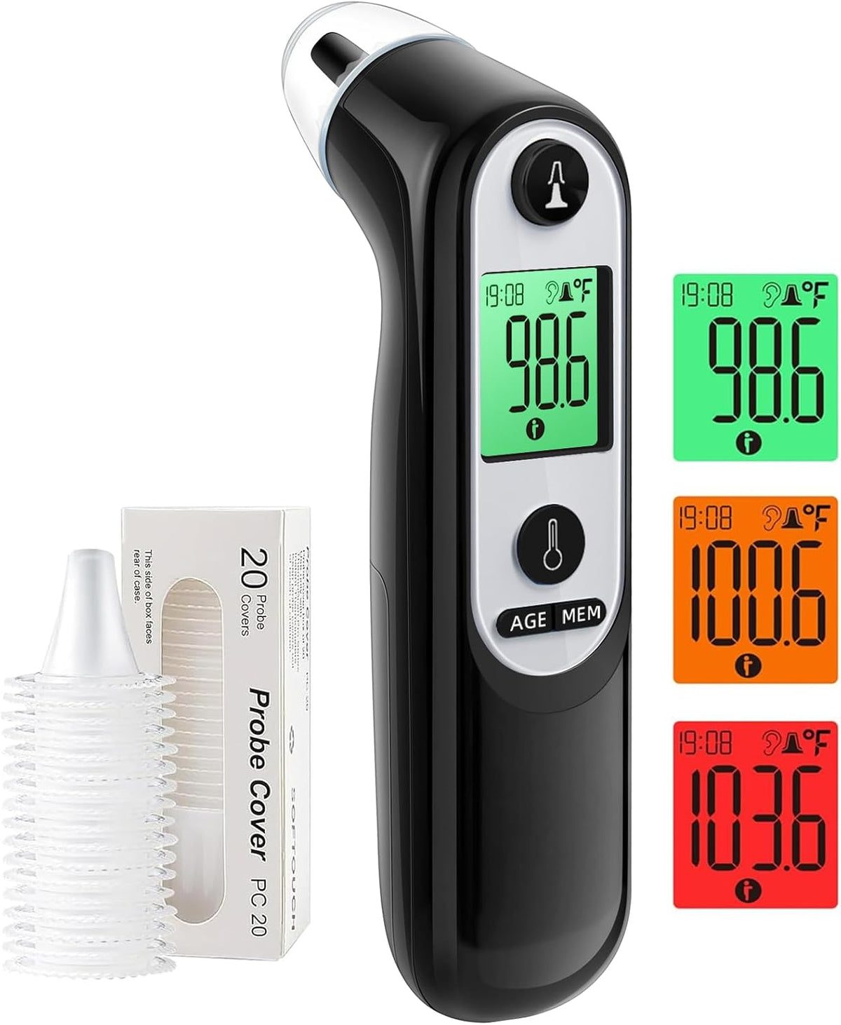 Viproud Digital Ear Thermometer for Kids & Adults, Accurate & Fast Results