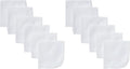 Gerber Washcloth, White, 6-Count