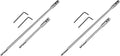 Hotop 4 Pcs 1/4 Drill Bit Extension Set Spade Bit Extender 6 and 12 Inch