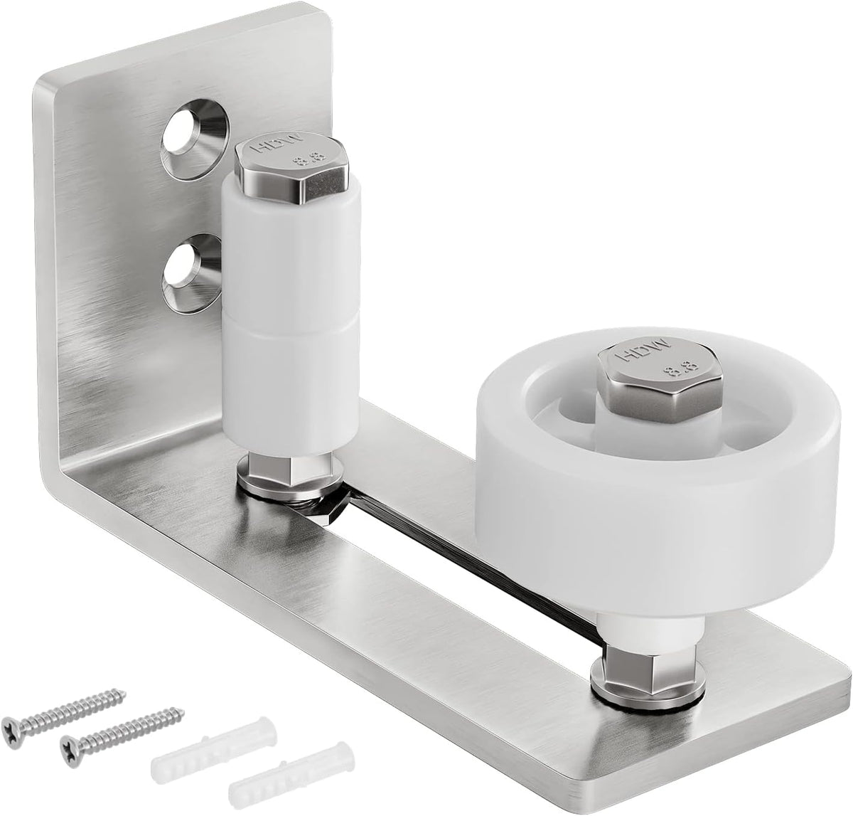 SMARTSTANDARD Sliding Barn Door Floor Guide for Bottom Adjustable Roller