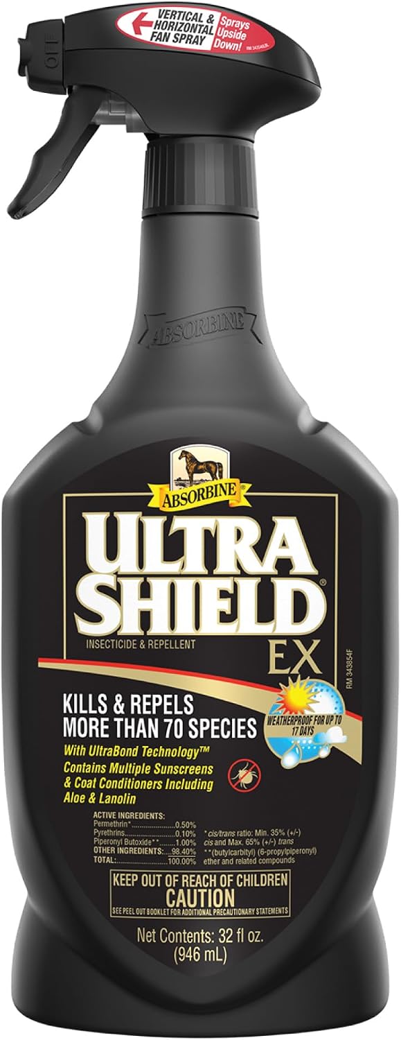 Absorbine UltraShield EX Insecticide & Repellent, 32 fl oz Sprayer