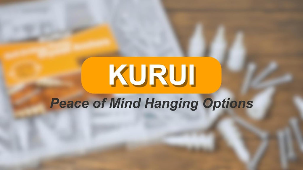 KURUI 140Pcs #8 Self Drilling Drywall Anchors and Screws Kit, No Drill Hole