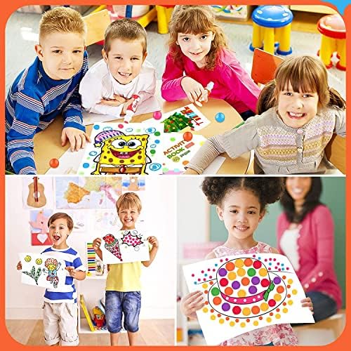 Dot Markers for Toddlers Kids, Bingo Daubers Washable Art Markers 8 Colors