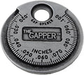CTA Tools 3235 Spark Plug Gapper: Coin-Style Spark Plug Gap Tool, 0.020"–0.100" Measurement Range, Plated Steel, Quick-Check Reference Tool