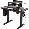 Claiks 40 x 24 Inch White Electric Standing Desk