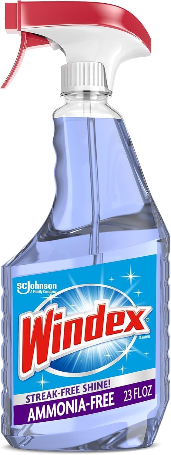 Windex Ammonia Free Glass and Window Cleaner Spray, 23 oz
