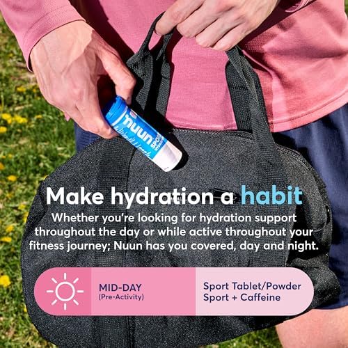 Nuun Sport Electrolyte Powder Packets Pink Lemonade, 16 Servings