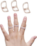 Soft Home 6 Pack Oval Finger Splints Waterproof Finger Splint for Arthritis, Trigger Finger,Mallet Fingers - Trigger Finger splints For Thumb, Index, Middle, Pinky or Ring Finger