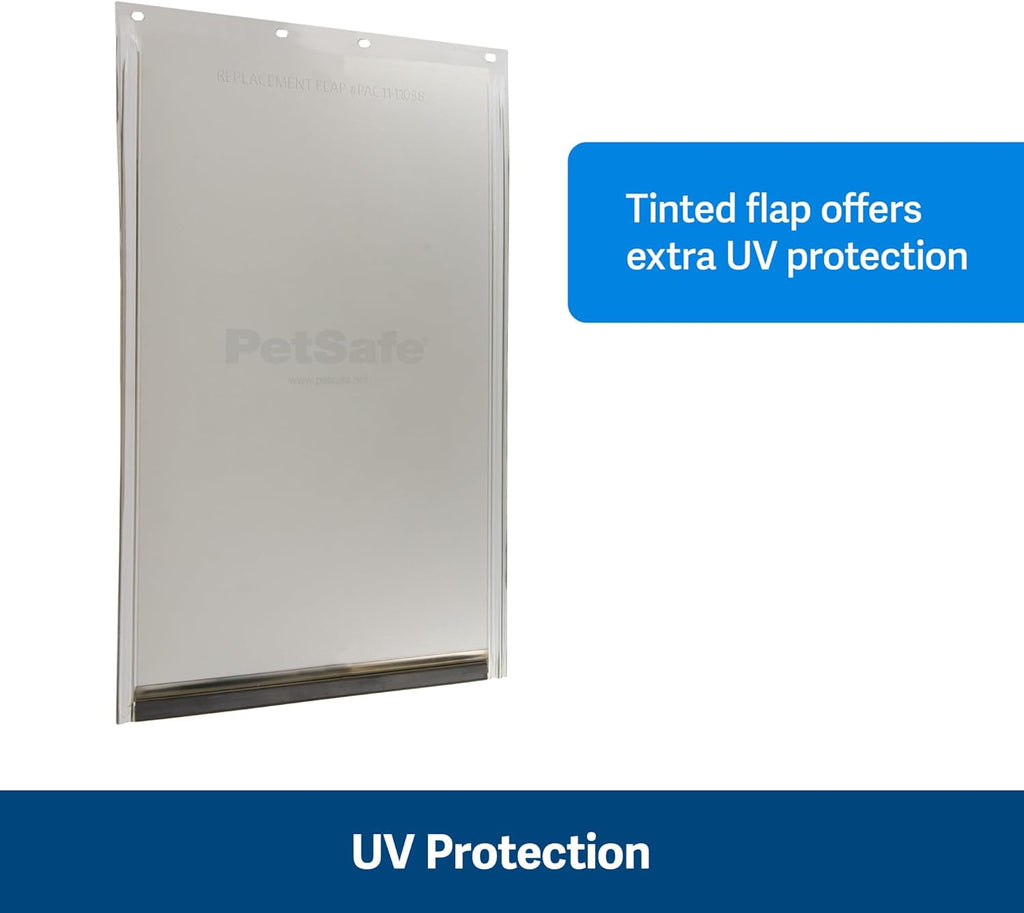 PetSafe Freedom Replacement Pet Door Flap, Non-Toxic Material, Size Large