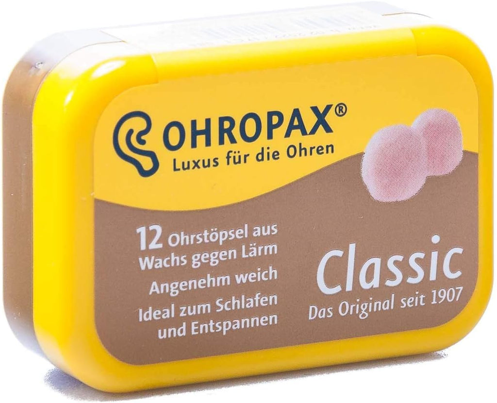 Ohropax Wax Ear Plugs, 12 Plug