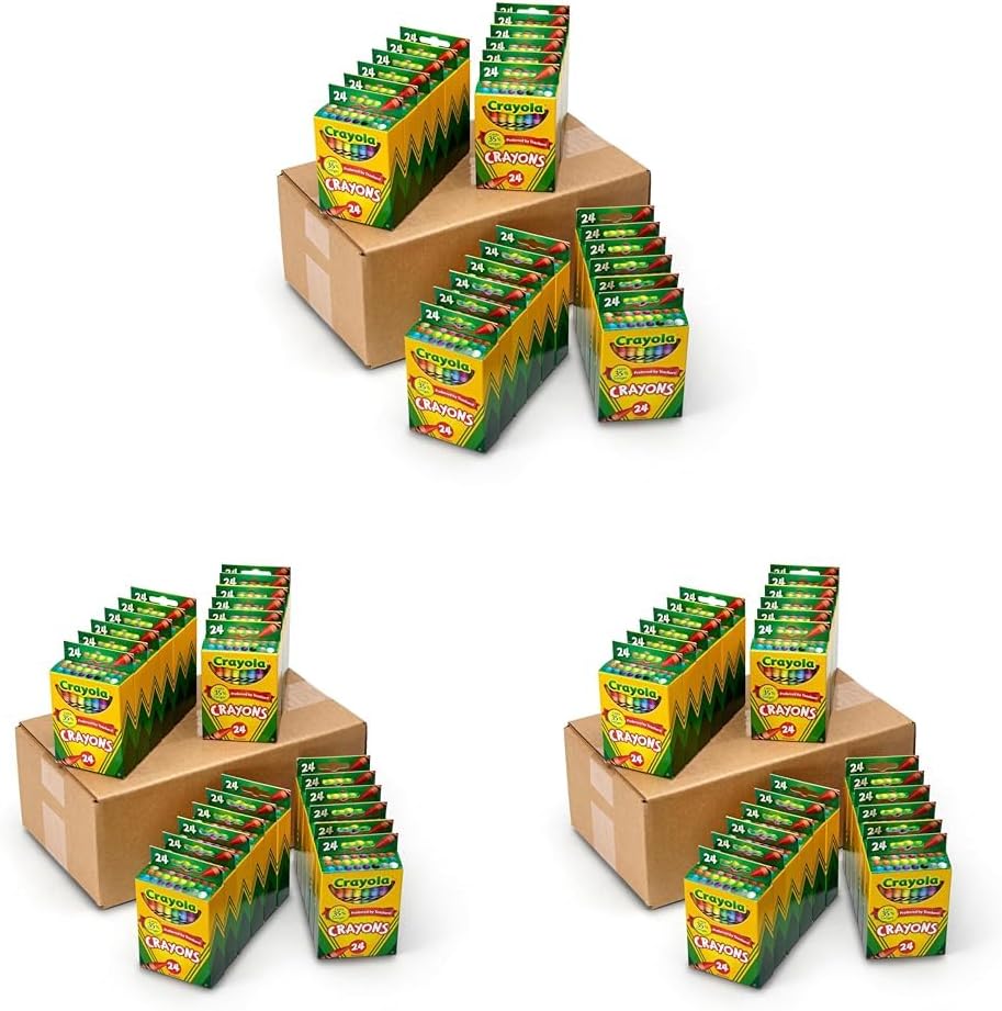 Crayola Crayons Bulk (24 Packs), Teacher Classroom Must Haves & Essentials