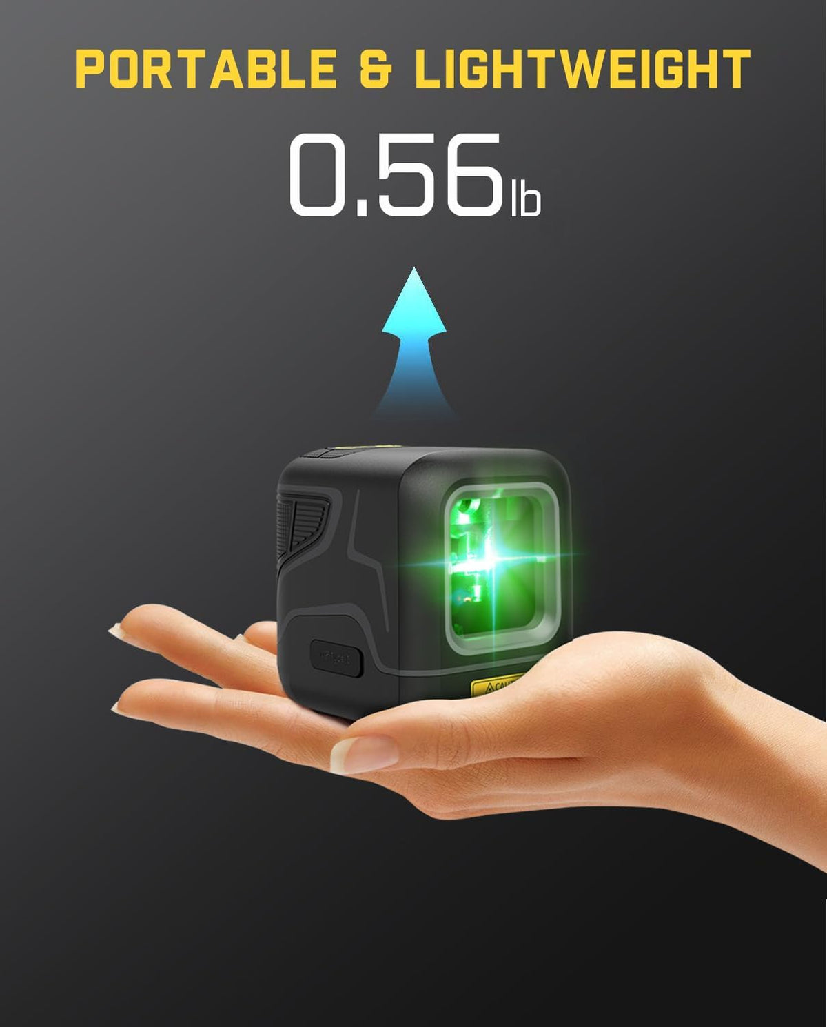 Fanttik D2 Pocket Green Laser Level for Picture Hanging and Home DIY