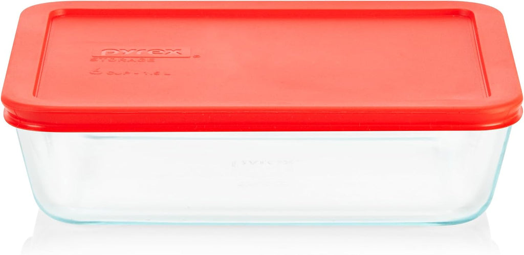 Pyrex Simply Store 11 Cup Glass Food Storage Container, BPA-Free Lid