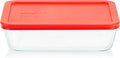 Pyrex Simply Store 11 Cup Glass Food Storage Container, BPA-Free Lid