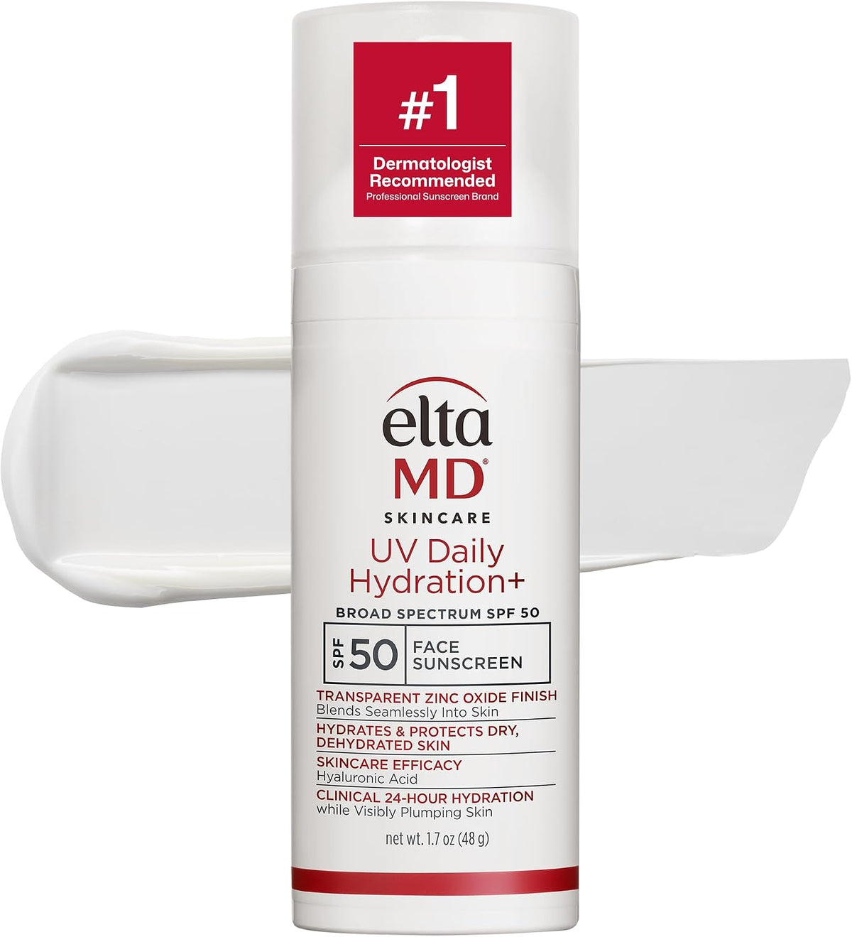 EltaMD UV Daily Face Sunscreen Moisturizer, Zinc Oxide, SPF 40 and SPF 50