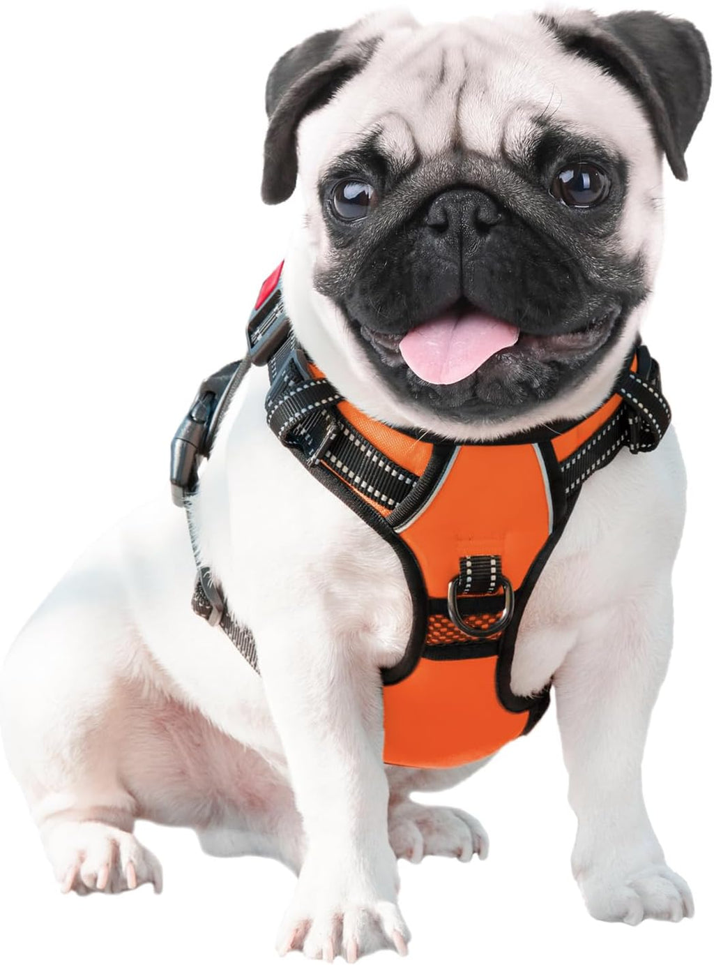 PHOEPET No Pull Dog Harness Medium Reflective Front Clip Vest with Handle