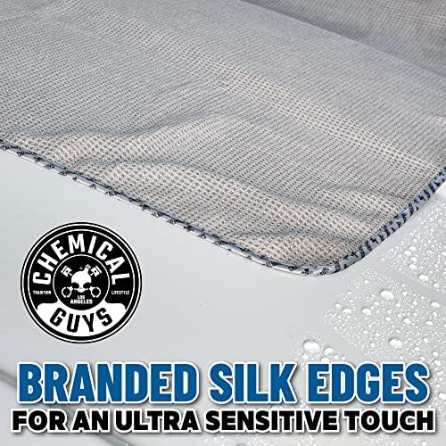 Chemical Guys, Waffle Weave Gray Matter Microfiber Drying Towel, 25 x 36 in