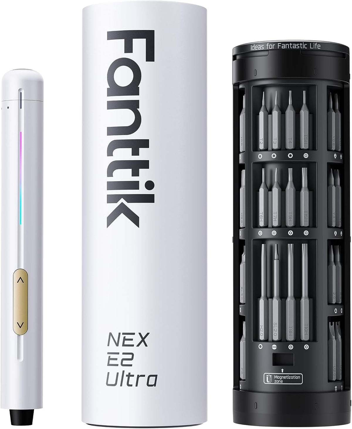 Fanttik E2 Ultra Electric Screwdriver, Screwdriver for Electronics (Grey)