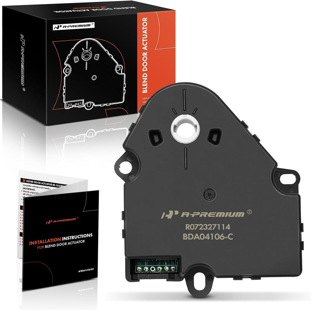 A-Premium HVAC Blend Door Actuator, Replaces 89018365, 52402588