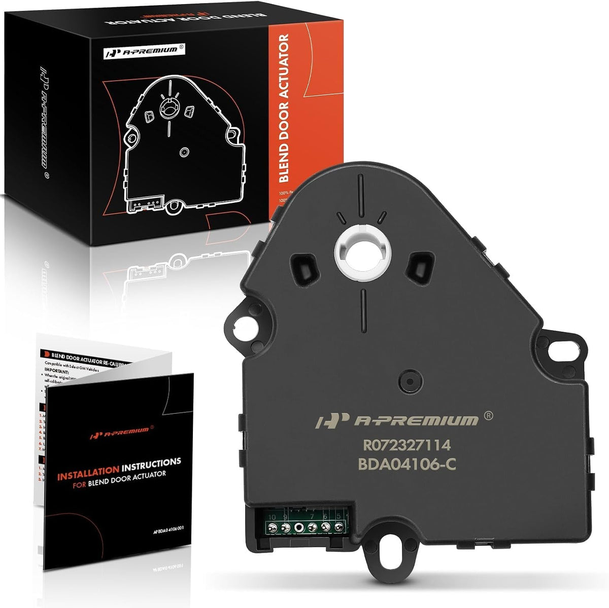 A-Premium HVAC Blend Door Actuator, Replaces 89018365, 52402588