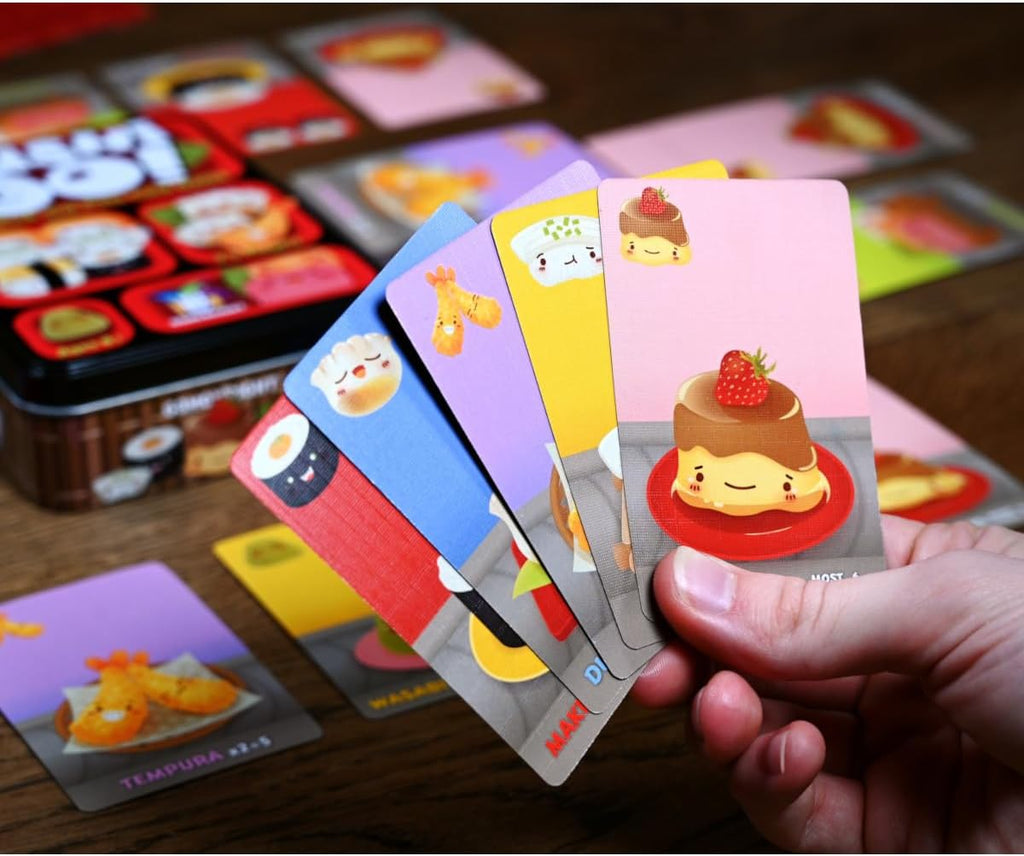 Gamewright Sushi Go, the Pick and Pass Card Game, Multi-colored