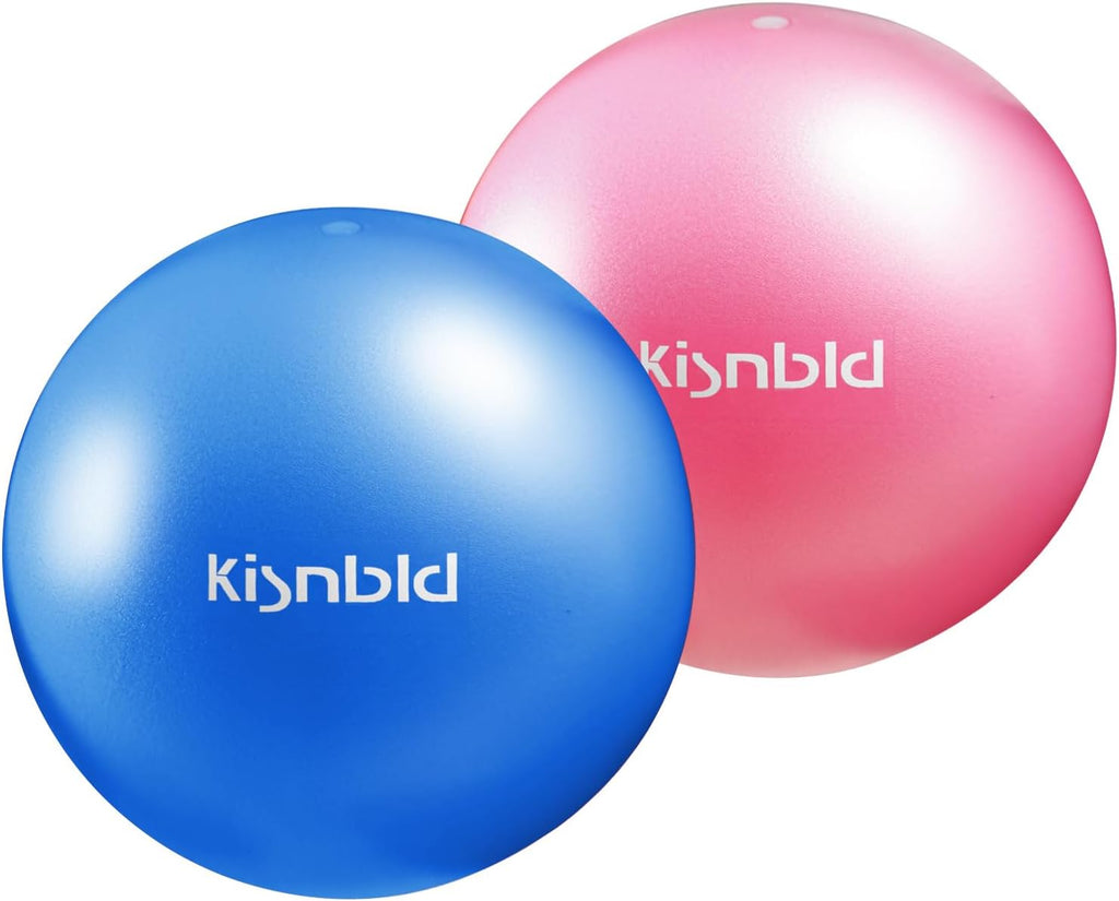 kisnbld 9 Inch Pilates Ball, Small Exercise Ball for Core &Physical Therapy
