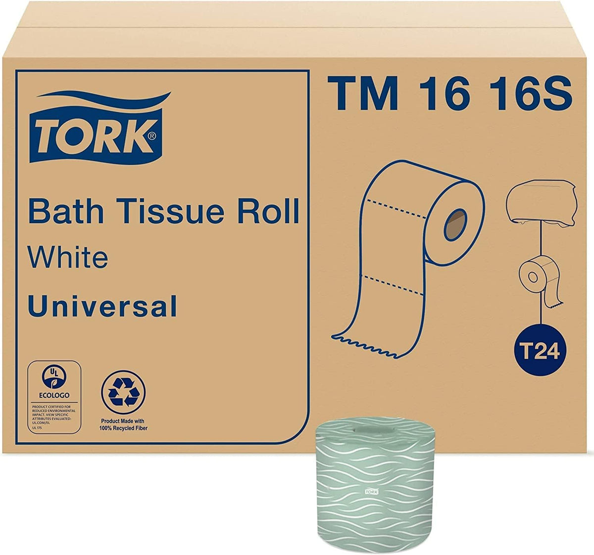 Tork Septic Safe Toilet Paper, 96 Rolls x 500 Sheets , TM1616S