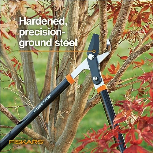 Fiskars 28" Power-Lever Garden Bypass Loppers, 1.75" Cut Capacity