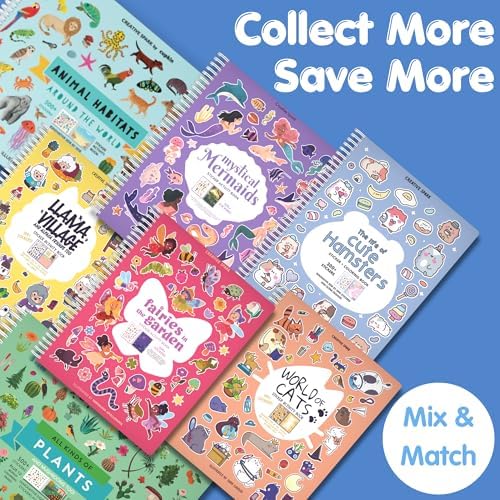 Cupkin Animal Habitats Coloring & Sticker Activity Book | 500+ Stickers