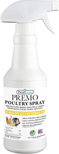 Premo Guard Natural Poultry Spray – Kills Scaly Leg Mites, Fleas, & Lice
