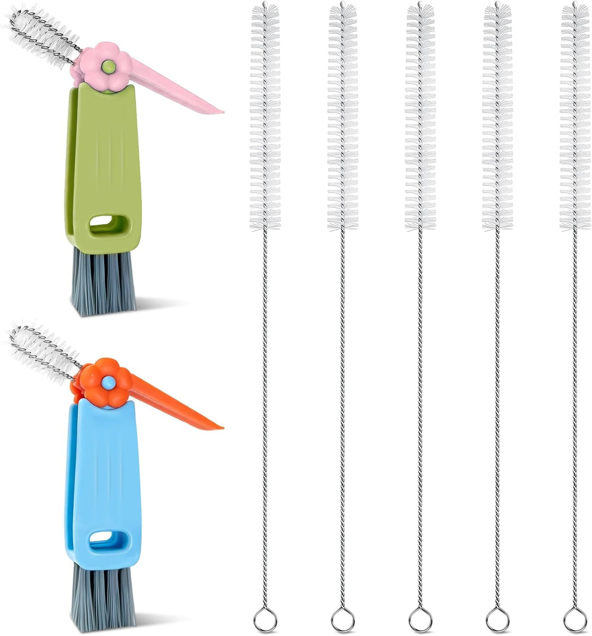 3-in-1 Lid Cleaning Brush Set, Multifunctional Bottle Cleaning Brush