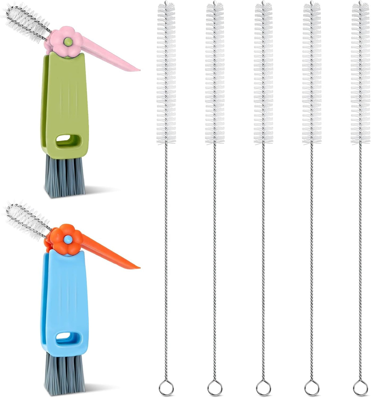 3-in-1 Lid Cleaning Brush Set, Multifunctional Bottle Cleaning Brush