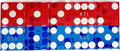 Yuanhe Set of 5 Grade AAA Precision 19mm Serialized Casino dice with Razor Edges and Corners - red …