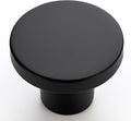 HOME EDIT 10 Pack Black Cabinet Knobs, 1-1/5 Inch Round Drawer Knobs