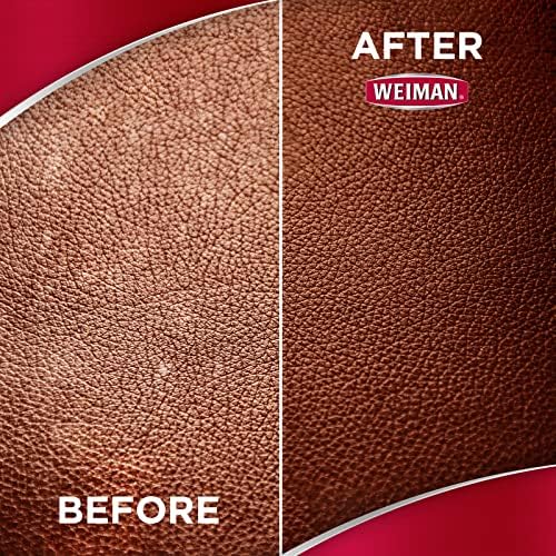 Weiman Leather Cleaner, Conditioner & Protector, 4 Pack, Car Interior