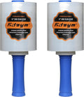 Plastic Stretch Film Shrink Wrap Roll for Moving, 5" x 1200' 12 Rolls