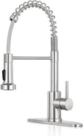 Kitchen Faucet with Pull Down Sprayer, Brushed Nickel