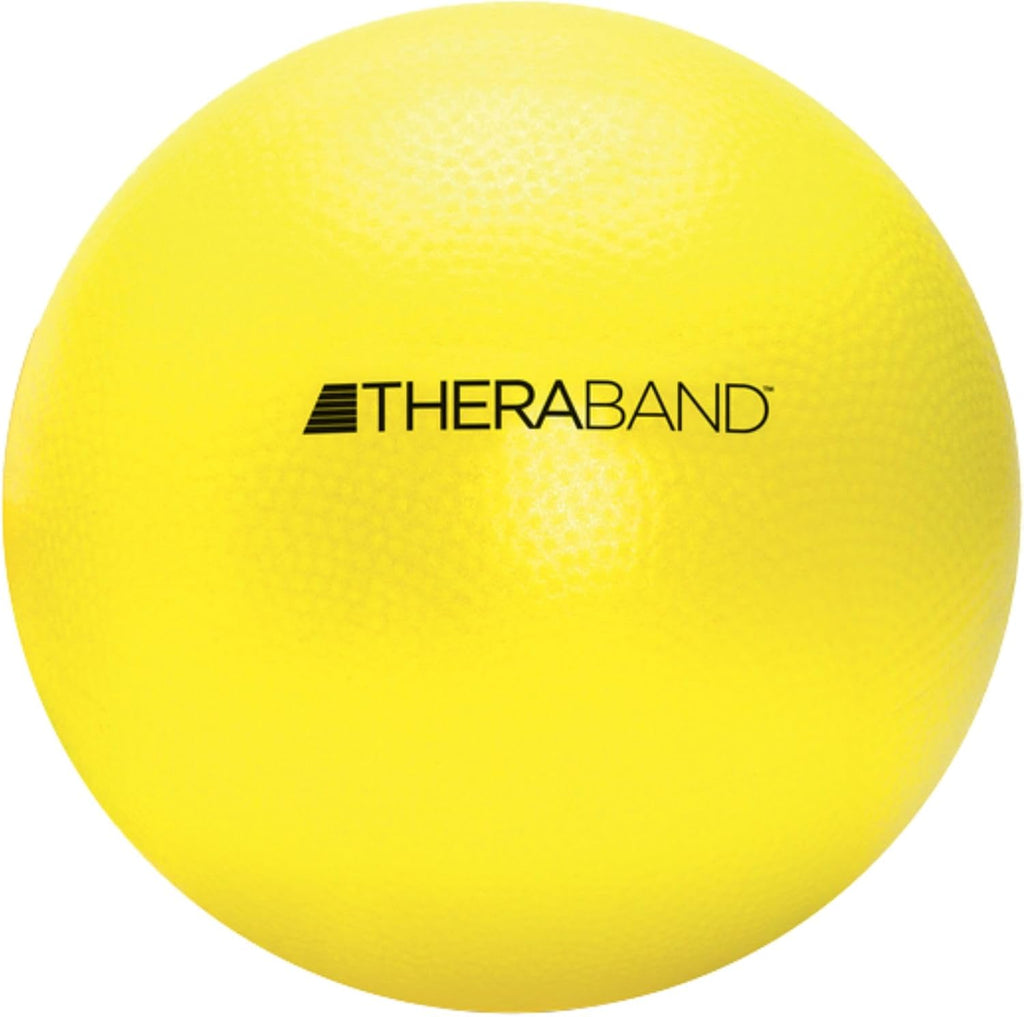THERABAND Mini Ball, 9-Inch Pilates & Yoga Ball, Physical Therapy, Yellow