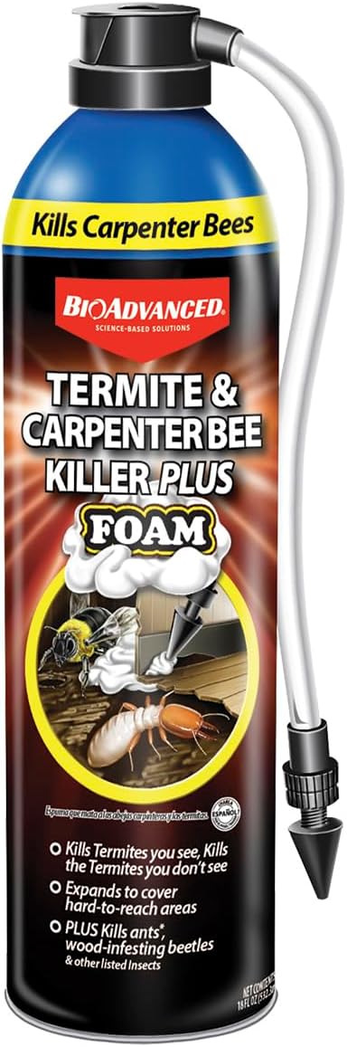 BioAdvanced Termite & Carpenter Bee Killer Plus Foam - 18 oz Can