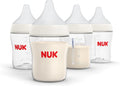 NUK Perfect Match Natural + Anti-Colic Bottle, 8 oz, 4 Pack