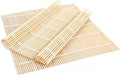 BZG 2 Pack Bamboo Sushi Rolling Mat, Sushi roll maker,Sushi making kit, Bamboo Sushi Rolling Mat,Sushi maker(9.5" x 9.6")