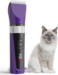 oneisall Cat Clippers for Matted Hair, 5-Speed Quiet Cat Grooming kit