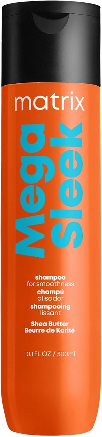 Matrix Mega Sleek Shampoo - Smoothing and Detangling, For Dry, Damaged & Frizzy Hair